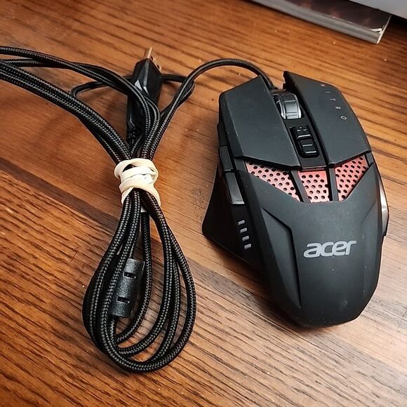 Acer Nitro Gaming Mouse USB NMW810 8 Button Adjustable Weight & DPI Lighting - Picture 2 of 4